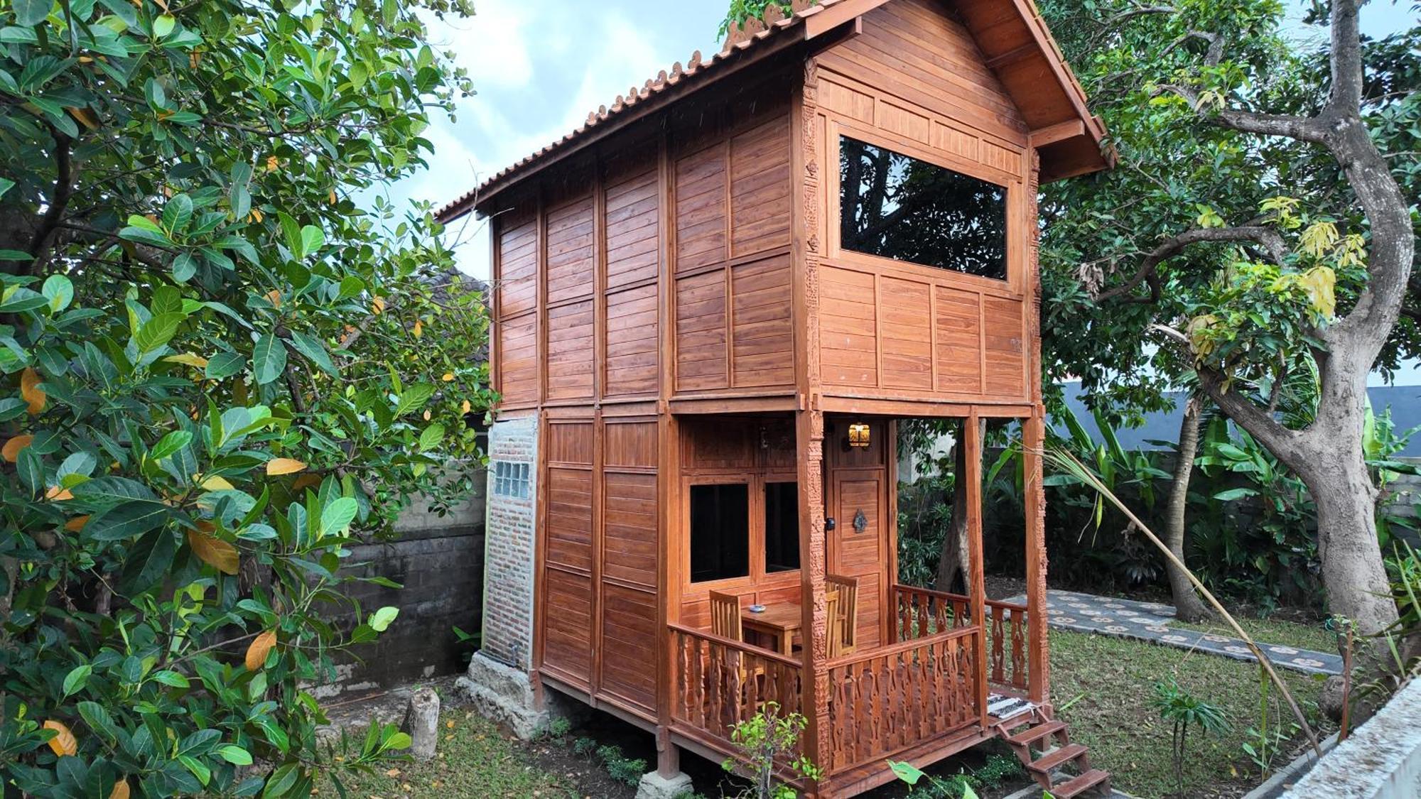 Вилла Private Joglo In Heart Of Sanur Экстерьер фото